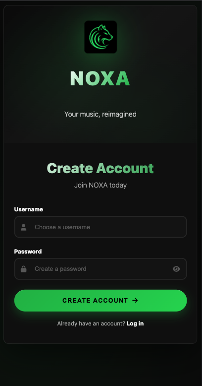 Noxa Music Register Mobile